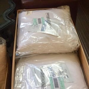 Down Pillow Inserts, 18” x 18” set of 4, NEW from Designer Inventory